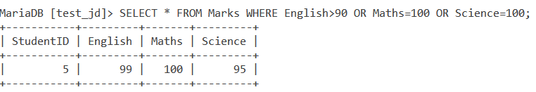 Or Operator Multiple