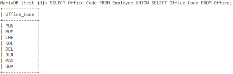 mysql union select from inner select