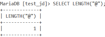 Length Character Set 1