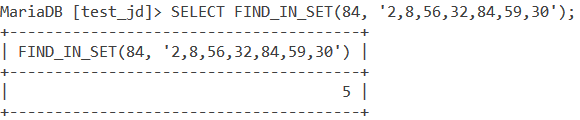 Find In Set Numbers