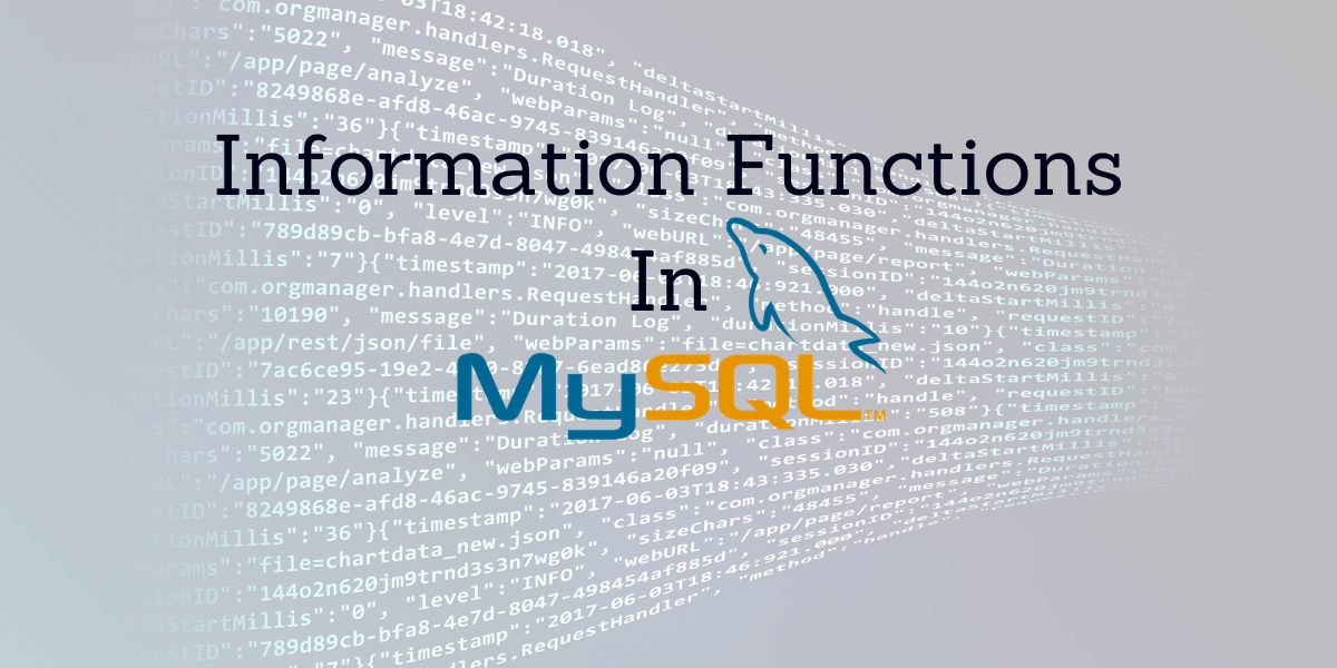 Information Functions In MySQL