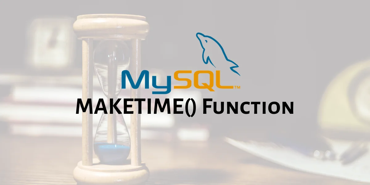 MAKETIME Function