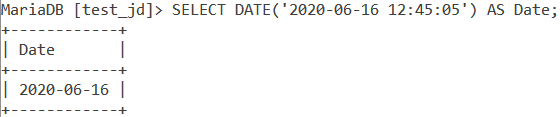 MySQL Date Basic Example
