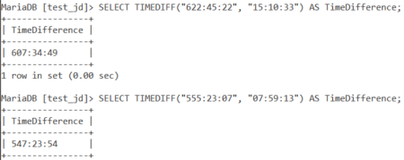 MySQL TIMEDIFF() - Subtracting Time in MySQL - MySQLCode
