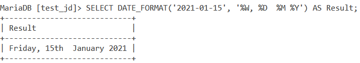 Date Format Names