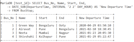 MySQL DATE_ADD() and DATE_SUB() - MySQLCode