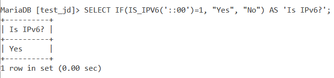 Isipv6 If