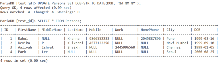 MySQL STR_TO_DATE() - Convert Date String to MySQL Date - MySQLCode