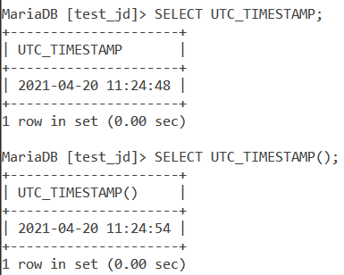 Utc Timestamp Basic Example