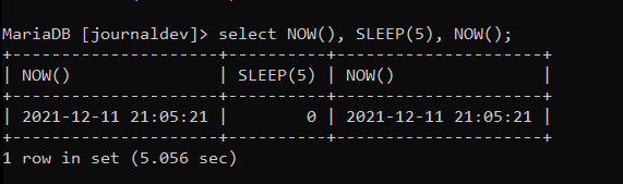 Two NOW() Function In Same Query