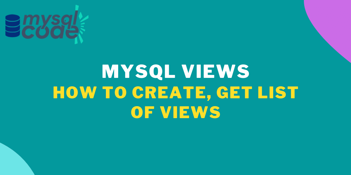 Mysql Views
