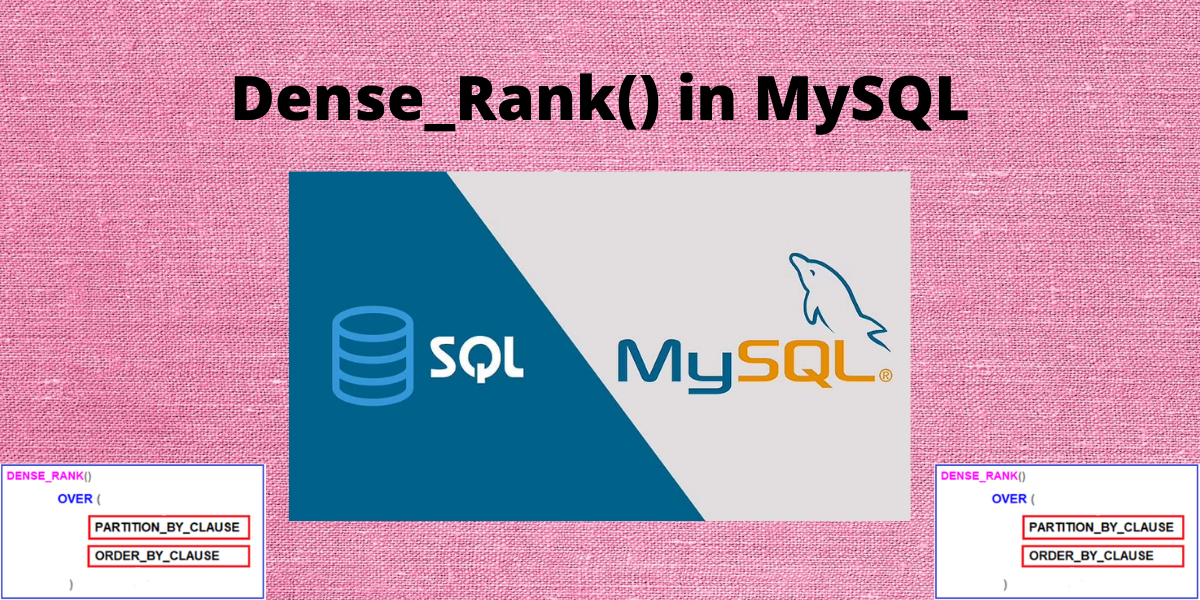 Dense Rank() In MySQL