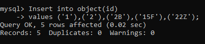 Insert Values Sorting