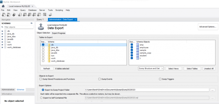 Backup and Restore a MySQL Database Using MySQL Workbench - MySQLCode