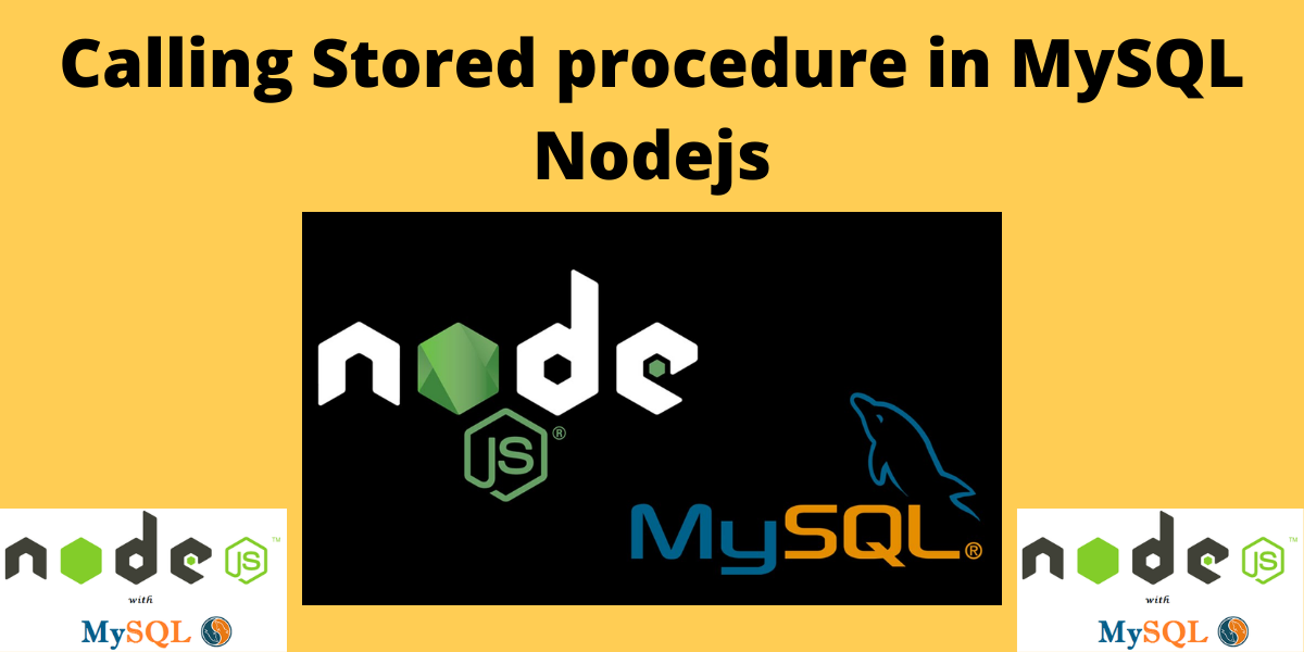 Calling Stored Procedure In MySQL Nodejs