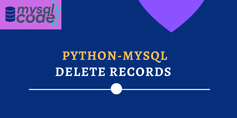 python-mysql-delete-record-mysqlcode