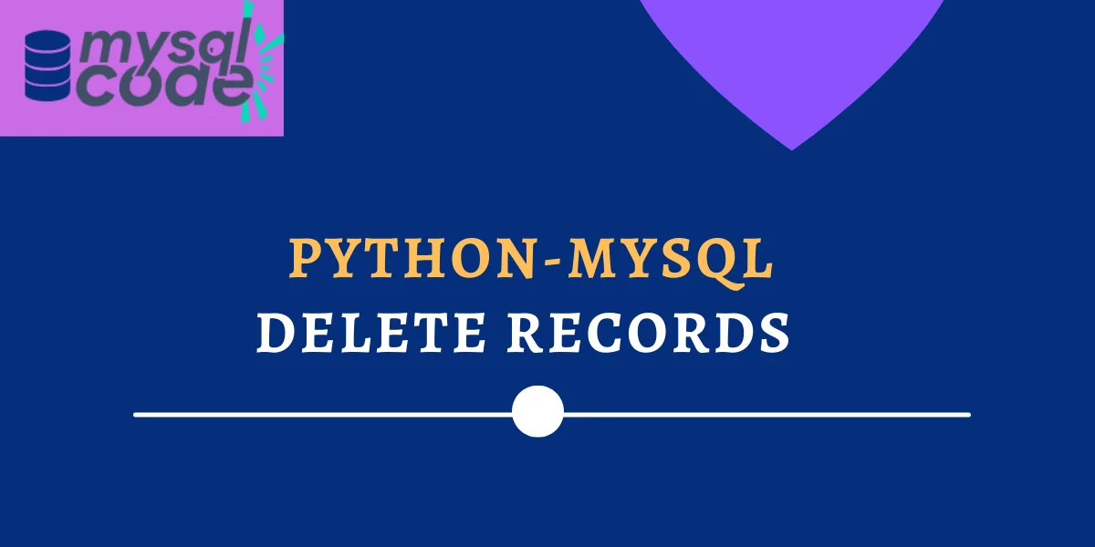 Python Mysql Delete Records