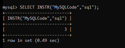 INSTR Simple Example