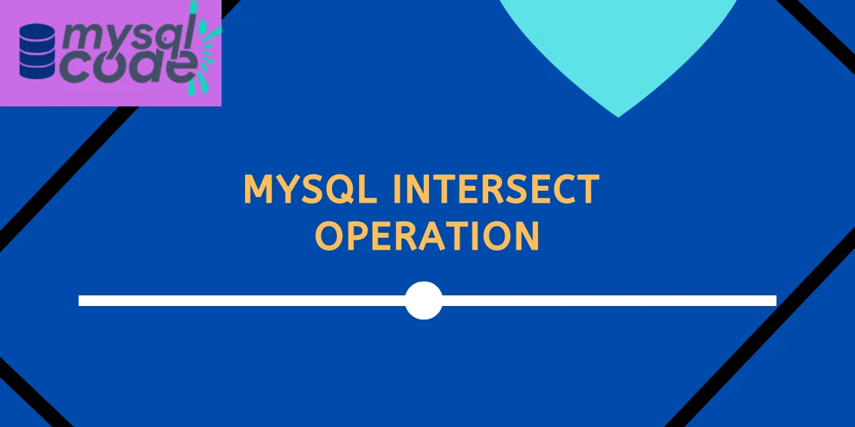 Mysql Intersect