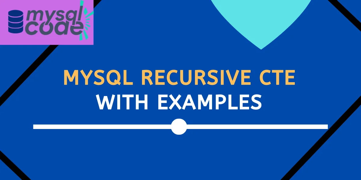 Mysql Recursive Cte