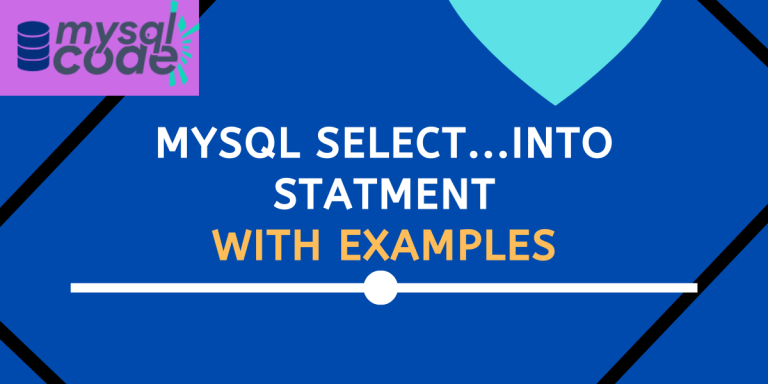 mysql-select-into-variable-mysqlcode