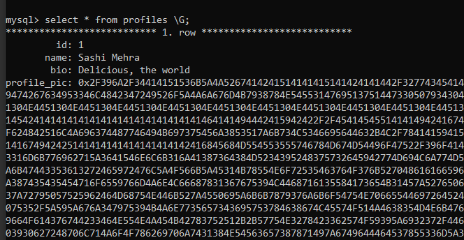 Table Data