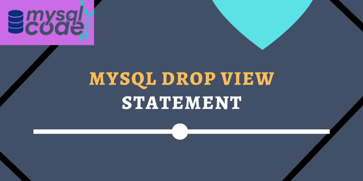 Drop View Statement