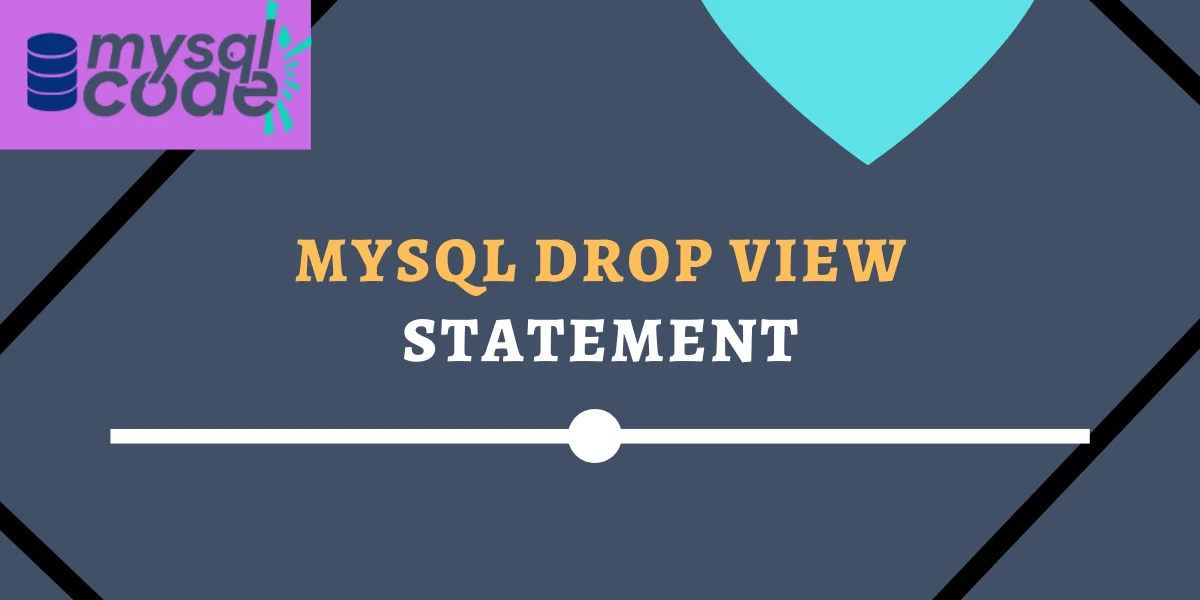 Drop View Statement