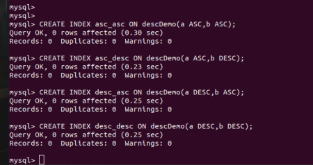 Descending Index in MySQL to Speed Up Queries - MySQLCode