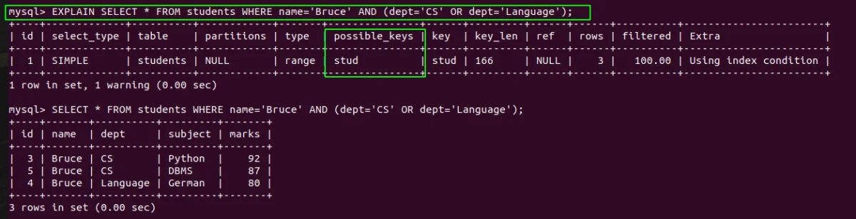 Composite Index Example 3