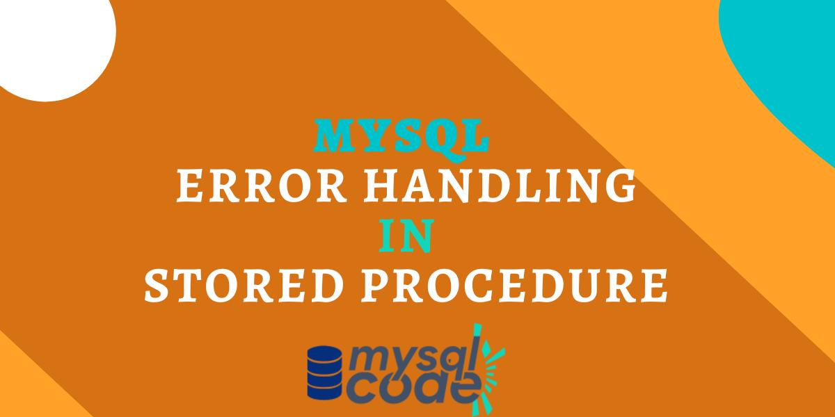 What Is Error Handling In Sql Server