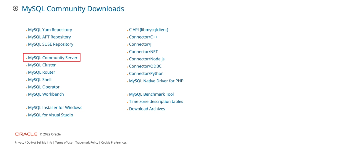 Mysql Community Server