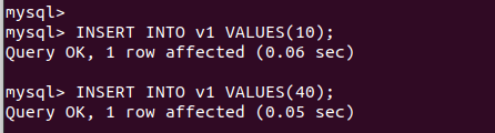 Insert Value In V1