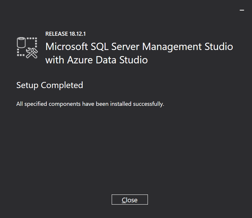 Ssms Installed