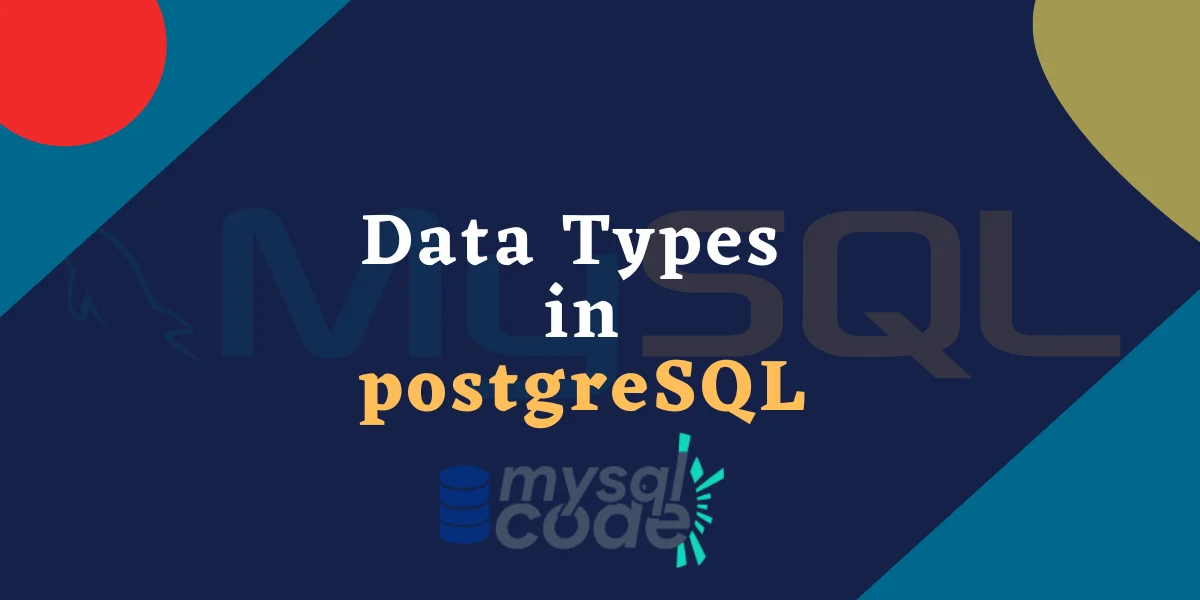 Datatypes In Postgresql