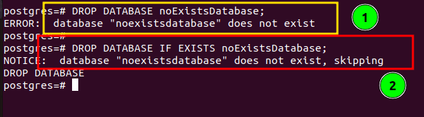 Drop Database If Exists