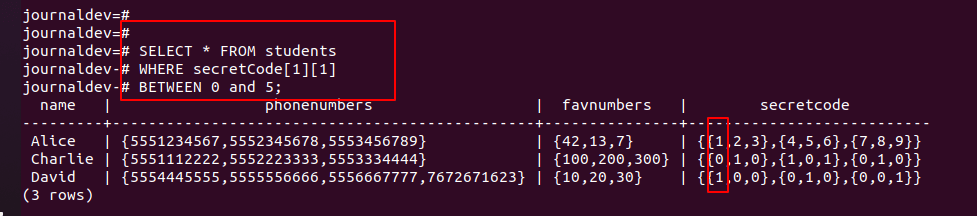 Access Array Data