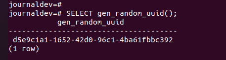 Geneate Random Uuid