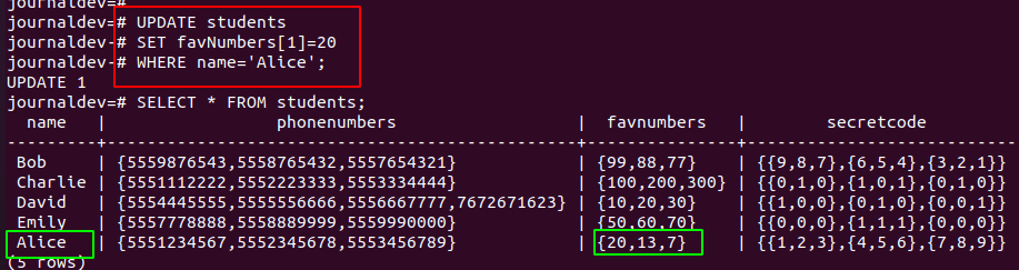 Modify Particular Element In Array