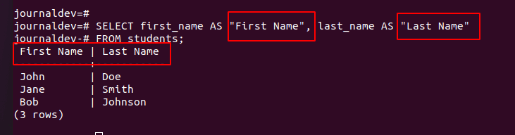 Alias For Space Seperated Names