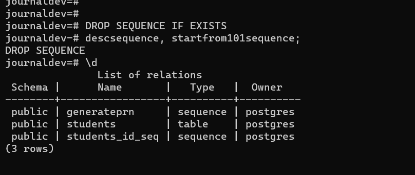 Delete Sequences