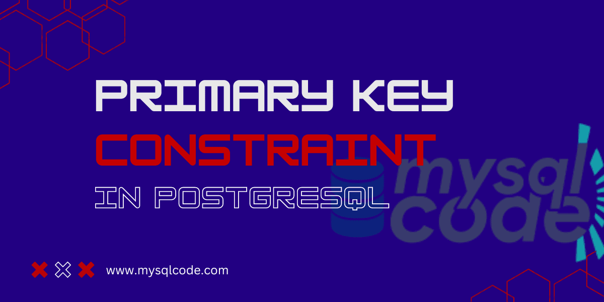 Postgresql Primary Key