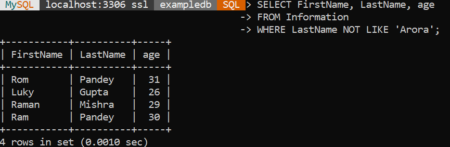 SQL LIKE and NOT LIKE Operators: A Beginner's Guide - MySQLCode
