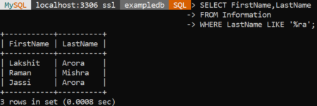 SQL LIKE and NOT LIKE Operators: A Beginner's Guide - MySQLCode