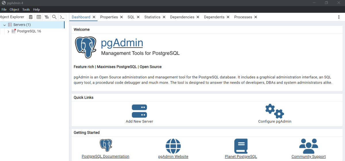 pgAdmin